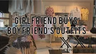 GIRLFRIEND BUYS BOYFRIENDS OUTFITS CHALLENGE! | Jacquelyn And Josh