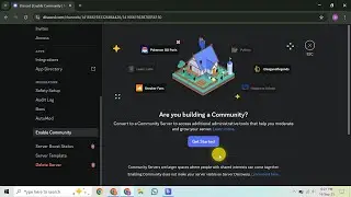 Как включить сервер сообщества Discord