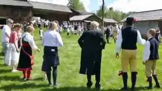 Midsommar i Norrboda, Dalarna, Sverige, 2015