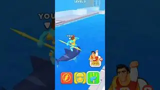 hero transform super hero funny racing 😁 mobile game 🎯 play ▶️#superhero #hypercasualgames #shorts