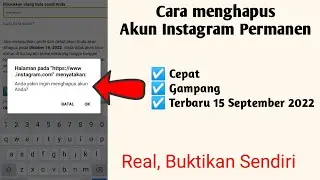 CARA MENGHAPUS AKUN INSTAGRAM SECARA PERMANEN TERBARU SEPTEMBER 2022 -menghapus instagram