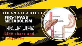 Bioavailability Half life First pass metabolism #pharmacy #youtube #viral @pharmavijeta8286