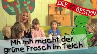 👩🏼 Mh mh macht der gr&uuml;ne Frosch im Teich - Singen, Tanzen und Bewegen || Kinderlieder