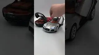 Bugatti red or silver? 🤩 #collection #toys #model #top #auto #car #bugatti