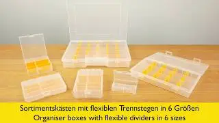 Allit EuroPlus Basic Kleinteilebox, flexible Facheinteilung / Small parts boxes, flexible dividers