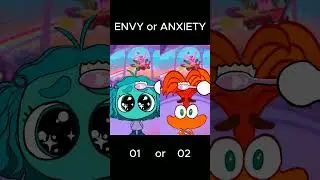 Envy or Anxiety???? #insideout2 #animation #funny #cartooncover #memes
