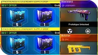 *NEW* 5 RARE SUPPLY DROP BUNDLE UNLOCKS EPIC and NUKE VARIANT WEAPONS on Infinite Warfare!