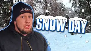 Day In The Life Roofing In The SNOW!!! ❄️ ⛄️ (Vlog #6)