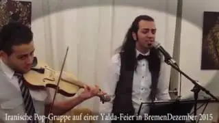 Iranische Pop-Gruppe auf einer Yalda-Feier in Bremen am 19.12.2015