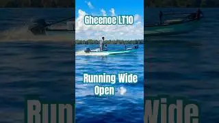 Gheenoe LT10 Wide Open 💨 #boat #florida #gheenoe