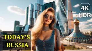 🔥Moscow International Business Center, The Modern Heart of Moscow | 4K Walking Tour iPhone 16 PM HDR