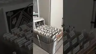 Оптимальная организация и хранение вещей в комнате для рукоделия. #шорты #изготовлениекарт #рукод...