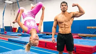 TOP GYMNAST VS GIANT MOMENTS 💪 | Ninja Kidz TV