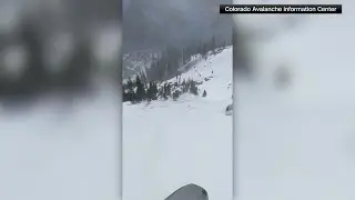CLOSE CALL Colorado skiers trigger avalanche