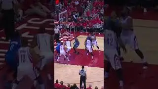 Russell Westbrook blocks his teammate for the rebound #russellwestbrook #okcthunder