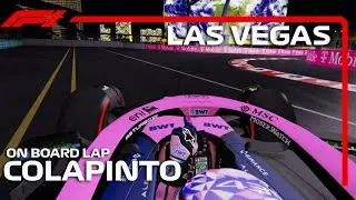 Vuelta On Board Franco Colapinto &bull; GP LAS VEGAS
