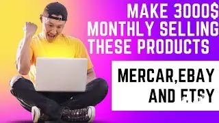 how to find trending Amazon products through keepa to dropship on Mercari,eBay and walmart