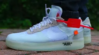 OFF-WHITE NIKE AIR FORCE 1 UNBOXING & ON FEET REVIEW - UA Version