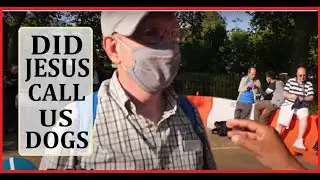 Not the same god. Imaginary Torah.  Another Injil & dogs.  Speakers Corner