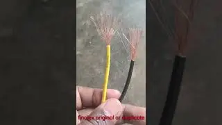 finolex wire duplicate or original identify #vishnu