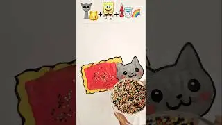 I made Sprunki OC Nyan Cat with emoji mixing! #nyancat#sprunki#incrediboxsprunki#incredibox#emojimix