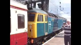 The Class 47 LSL No.47614 takes LSL Train & No.46100 'Royal Scot' was leave & left us at Carlisle.