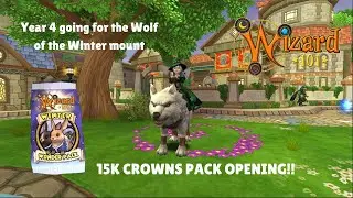Wizard101 - 15K CROWNS PACK OPENING?