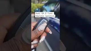 Audi #Q4 #etron keyless ignition  #automotive #ev #asmrsound #asmr #suv  #shortscreator #audi