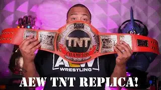 Red AEW TNT Championship Replica Review! Hayyat Championship Belts!
