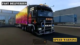 Fast Deliveries! | apologies for the audio :( | SPEED WARNING! | Euro truck simulator 2 | BugsNRoses