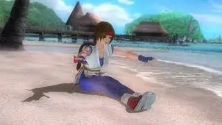 Yuri Sakazaki taking a nice vacation around Zack Island