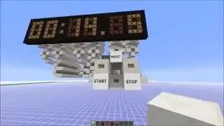 The most accurate stopwatch in 1.8 Minecraft