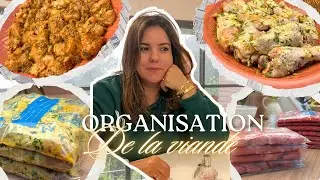 طريقتي الخاصة في تنظيم اللحوم 🥩| نهار ديال تمارة وشهر ديال الراحة 💪✨+ تتبيلات الدجاج لرمضان 🍗🌙