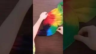Special Tiedye Spiral Fabric.  #tiedyetutorial #tutorial #artandcraft