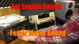 Fetter Motor Sound mit Funktionsgenerator - Fat engine sound with function generator (Synthesizer)