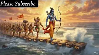 Sri Rama Walks Across Ramasetu &mdash; The Divine Bridge Reimagined