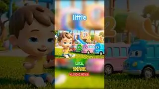 One Little Two Little Three Little Buses | Fun Counting Bus Song for Kids 🚍 | Numbers Rhyme #shorts