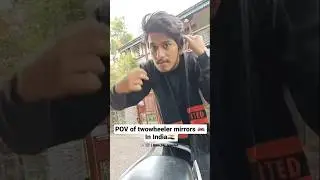 How Indians actually use Bike Mirrors 😂😭 | Too Relatable! #indiancomedy #funnyshortsindia #comedy