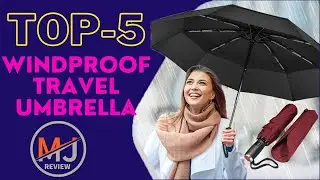 Best windproof travel umbrella on the market 2023 || top 5 Best windproof travel umbrella review