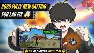 Top3 Best Satting For Lag Fix In  Free Fire 2026 90% Lag Fix #freefire #shortvideo