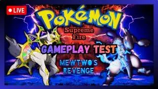 Gameplay TEST of Pokemon Supreme Fire: Mewtwo’s Revenge GBA ROM Hack Update 2.0 (max level is 138)