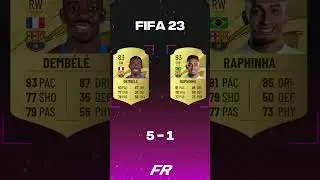 DEMBELE vs. RAPHINHA | FC Ratings 🌟 #eafc #fifa #fifaratings