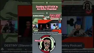 How To Get STUCK In The ECHO CHAMBER @destiny @triggerpod #shorts #politics #live #reaction