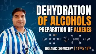 Dehydration of Alcohols | Preparation of Alkenes | Elimination Reaction | Organic Chemistry |11 &12 