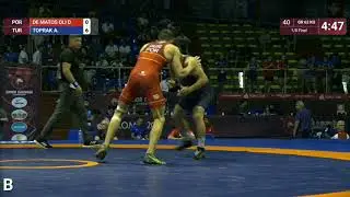 1/8 GR - 63 kg: D. DE MATOS OLI (POR) v. A. TOPRAK (TUR)