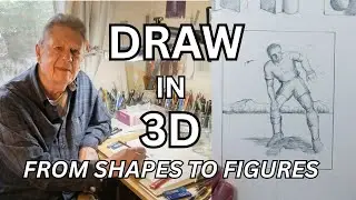 How To Draw In 3D | Turning Simple Shapes into Solid Forms