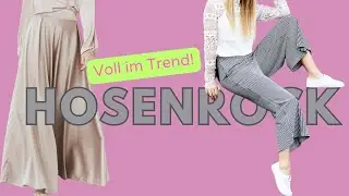 Hosenrock-Schnitt vom Rockschnitt abwandeln
