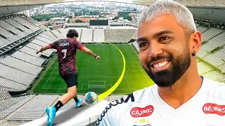 Desafio dos TOQUES no est&aacute;dio com o GABIGOL 😱