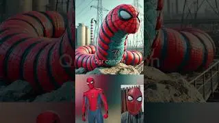 superheroes but Giant worm  😱💥 Marvel & DC-All Characters #marvel #avengers#shorts#robot