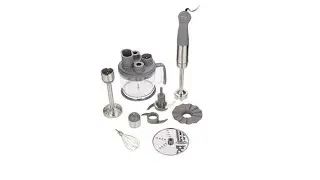 FOOD   WINE Immersion Hand Blender with Attachments